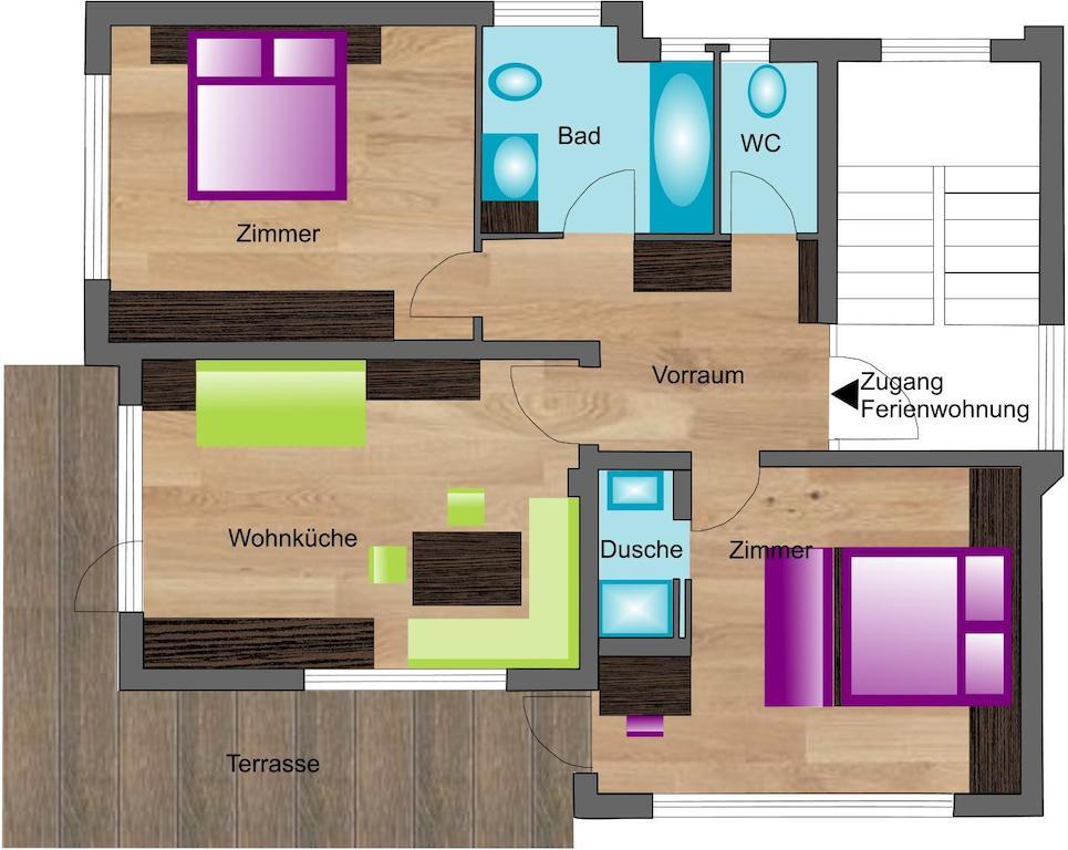 זולדן Ferienwohnung Scheiber חדר תמונה